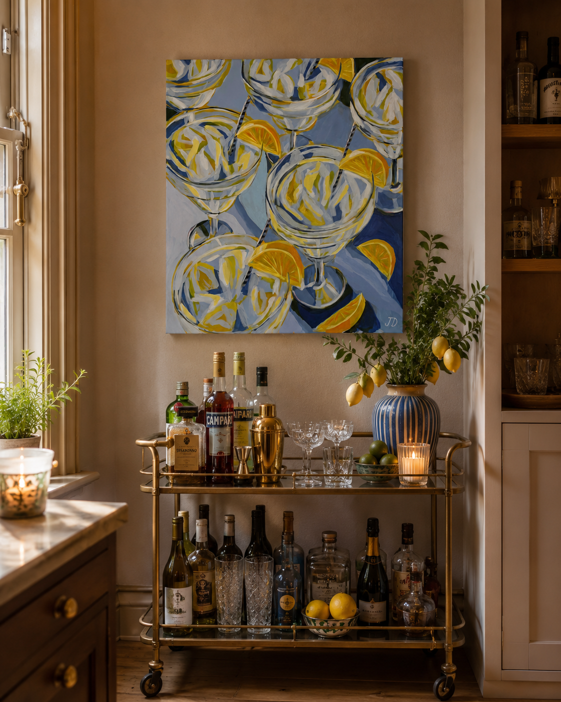 Aperitivo Hour, 60 x 70 cm