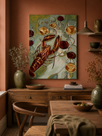 Lobster on a Feast, 60 x 80 cm
