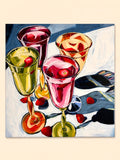 Strawberry Spritzes, 80 x 80 cm