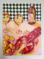 Dopamine Lobster, 60 x 80 cm