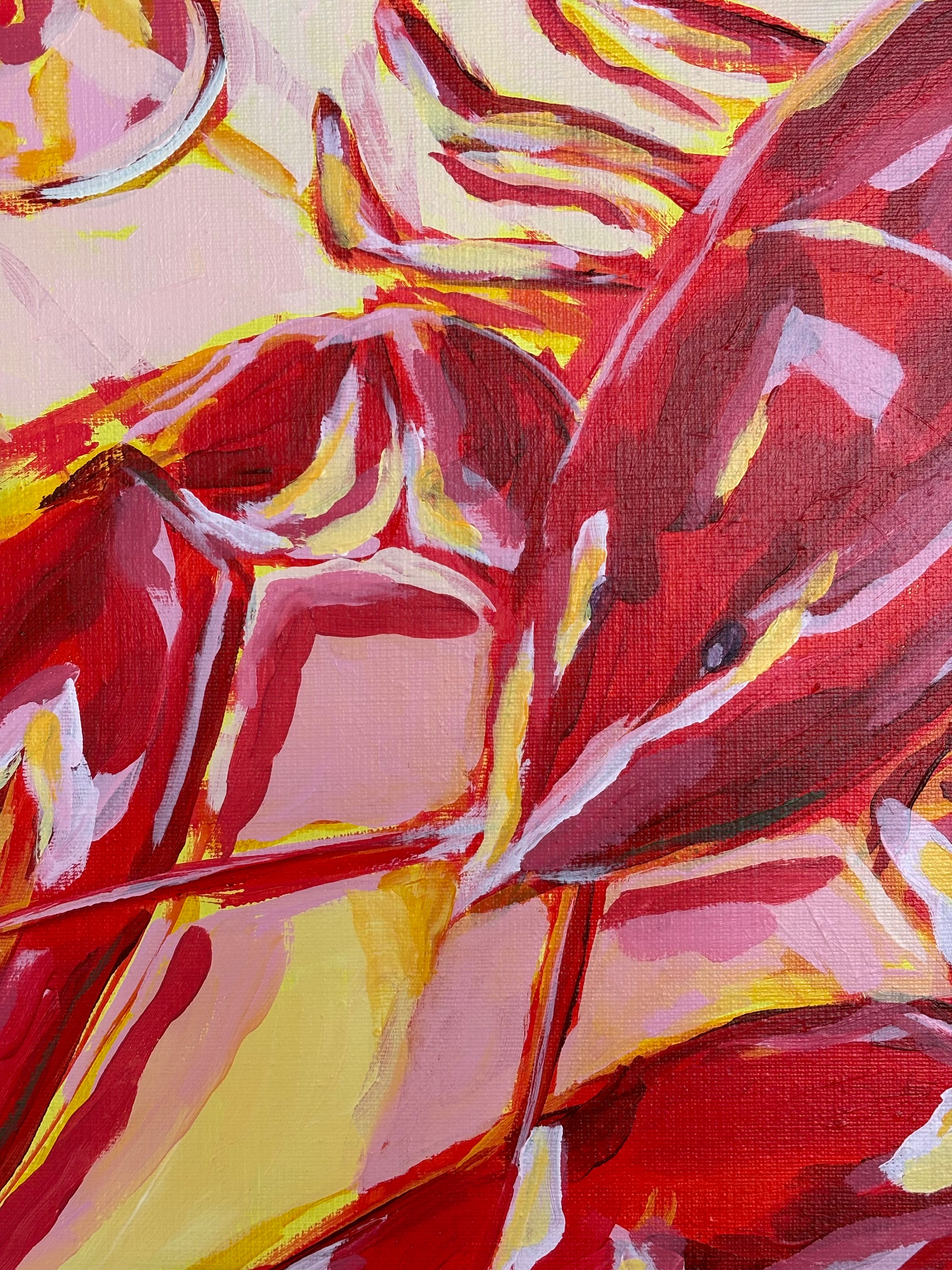 Dopamine Lobster, 60 x 80 cm
