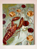 Lobster on a Feast, 60 x 80 cm