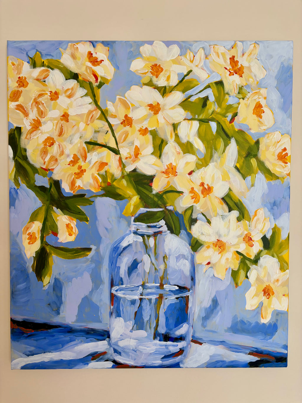Spring Morning Glow, 60 x 70 cm