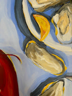 Lobster + Oysters, 50 x 60 cm