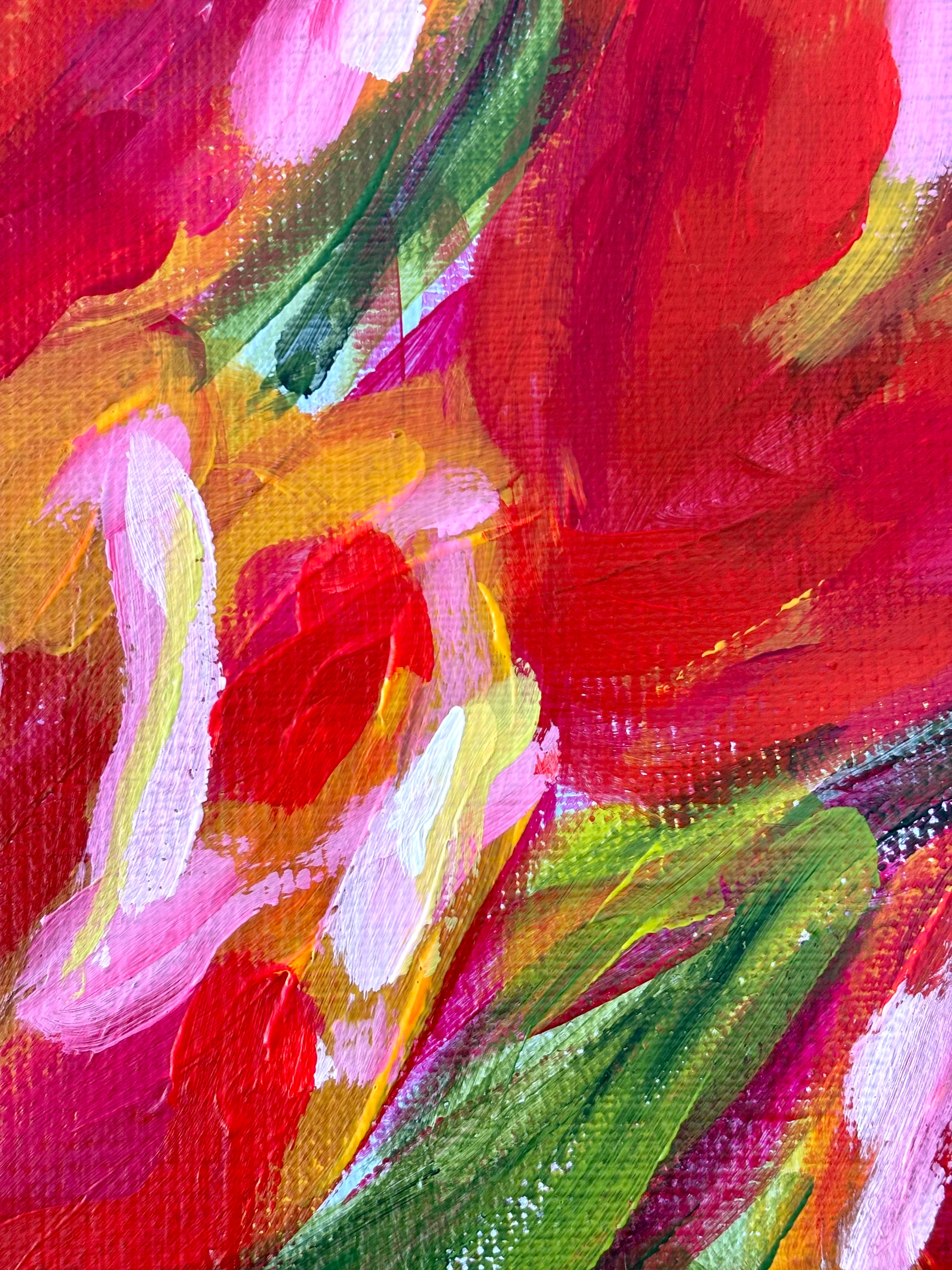 Tulips and White Wine, 60 x 70 cm