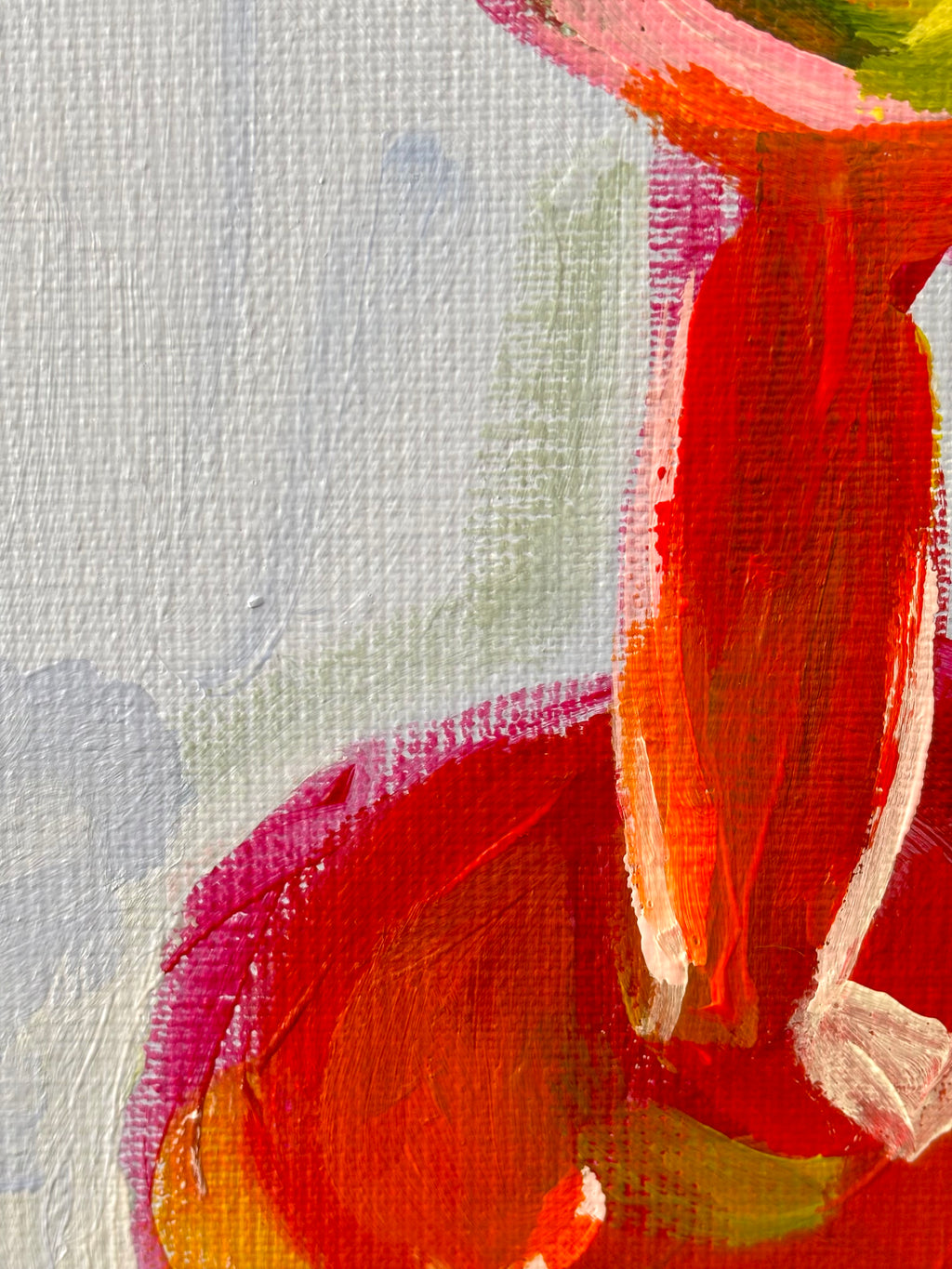 Tulips and White Wine, 60 x 70 cm