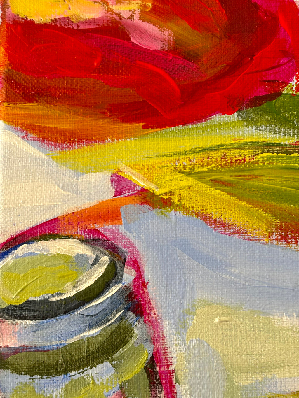 Tulips and White Wine, 60 x 70 cm