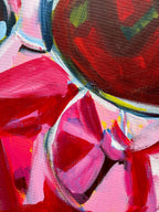 Red Wines Good Vibes, 80 x 80 cm