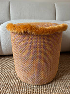 Round Pouf Orange