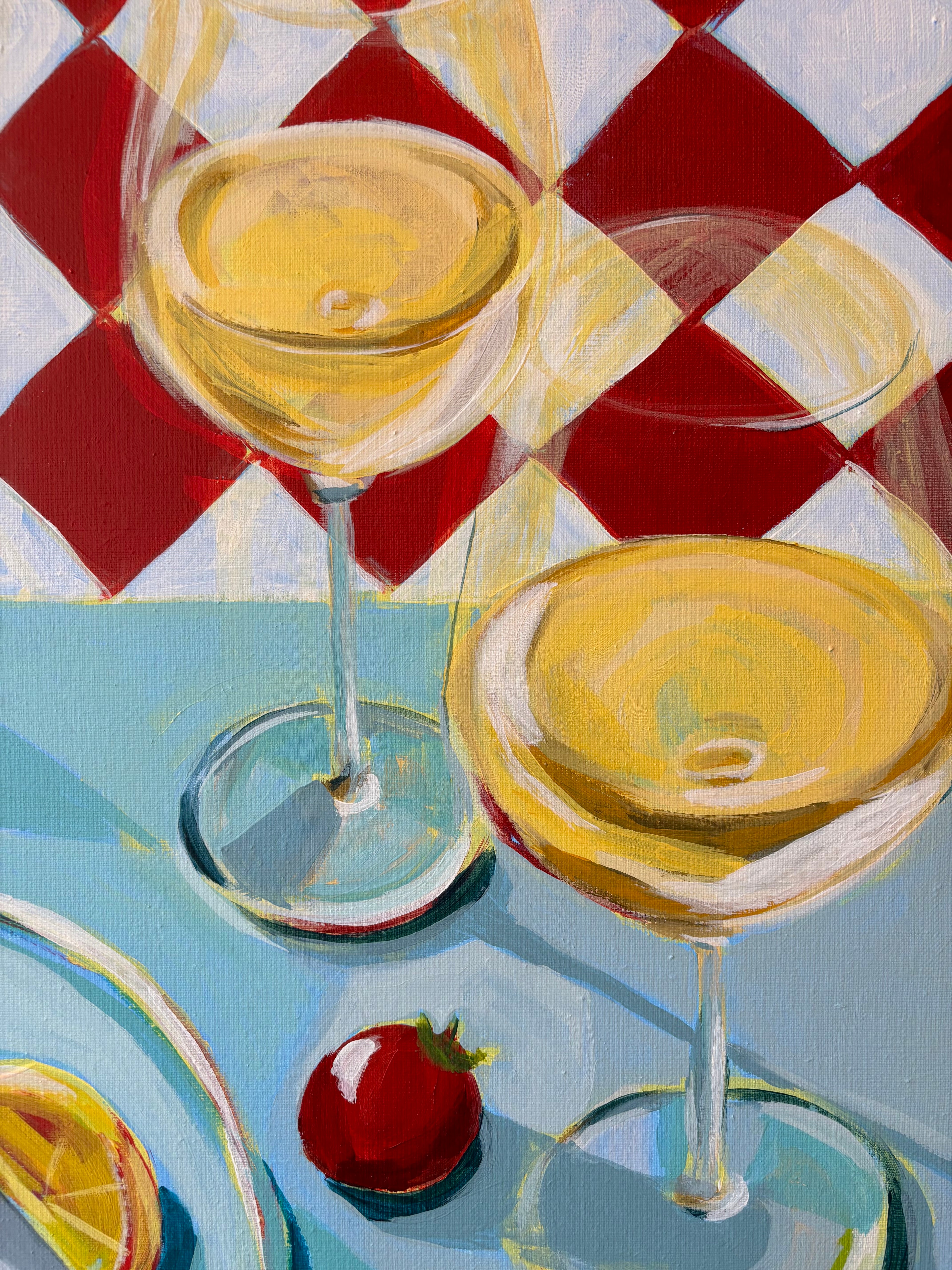 A Table For Two Please, 70 x 60 cm