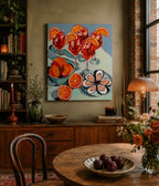 Aperols + Oysters, 70 x 60 cm