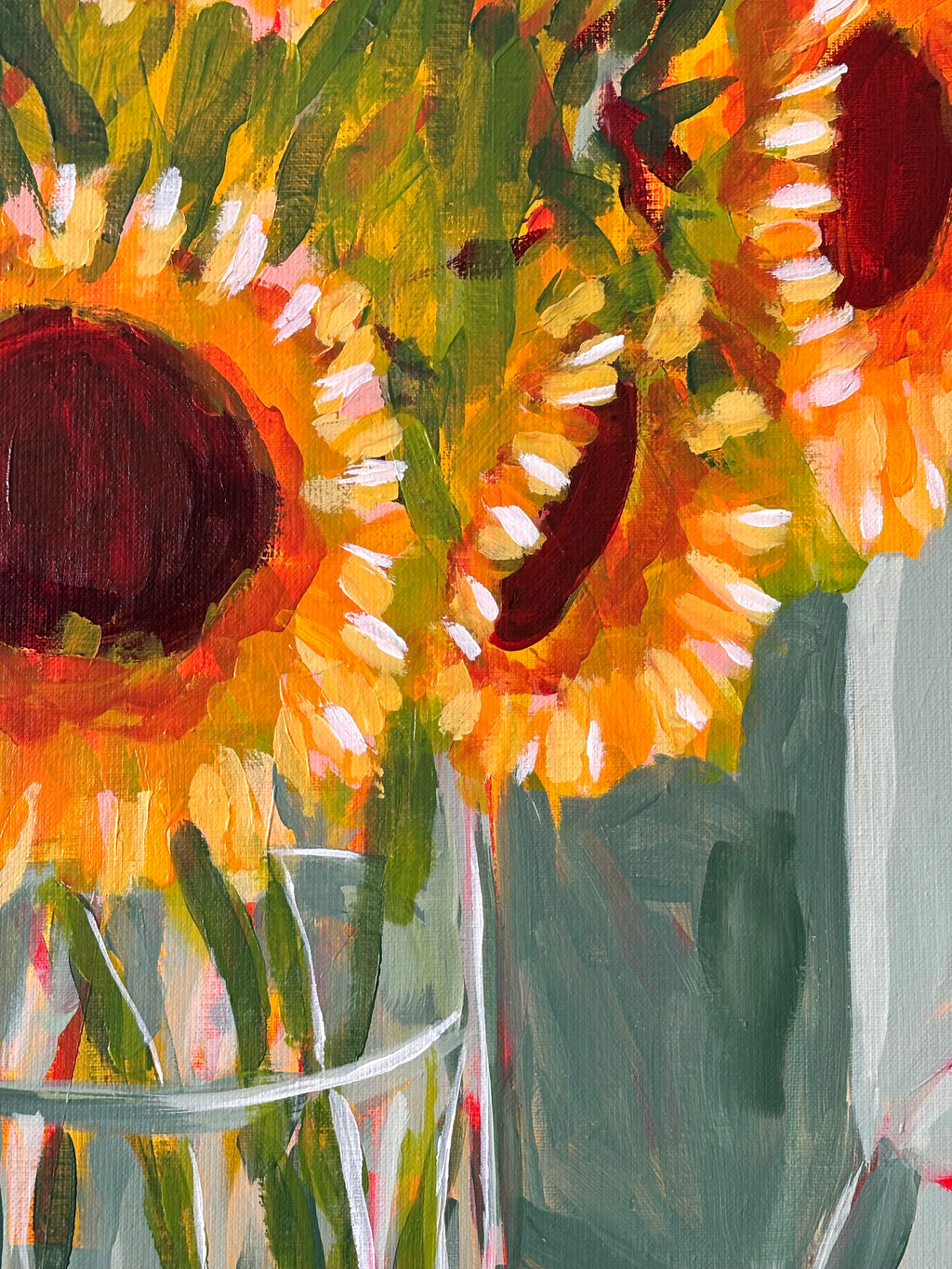 A Peach a Day and a Bottle of Rose, 80 x 100 cm