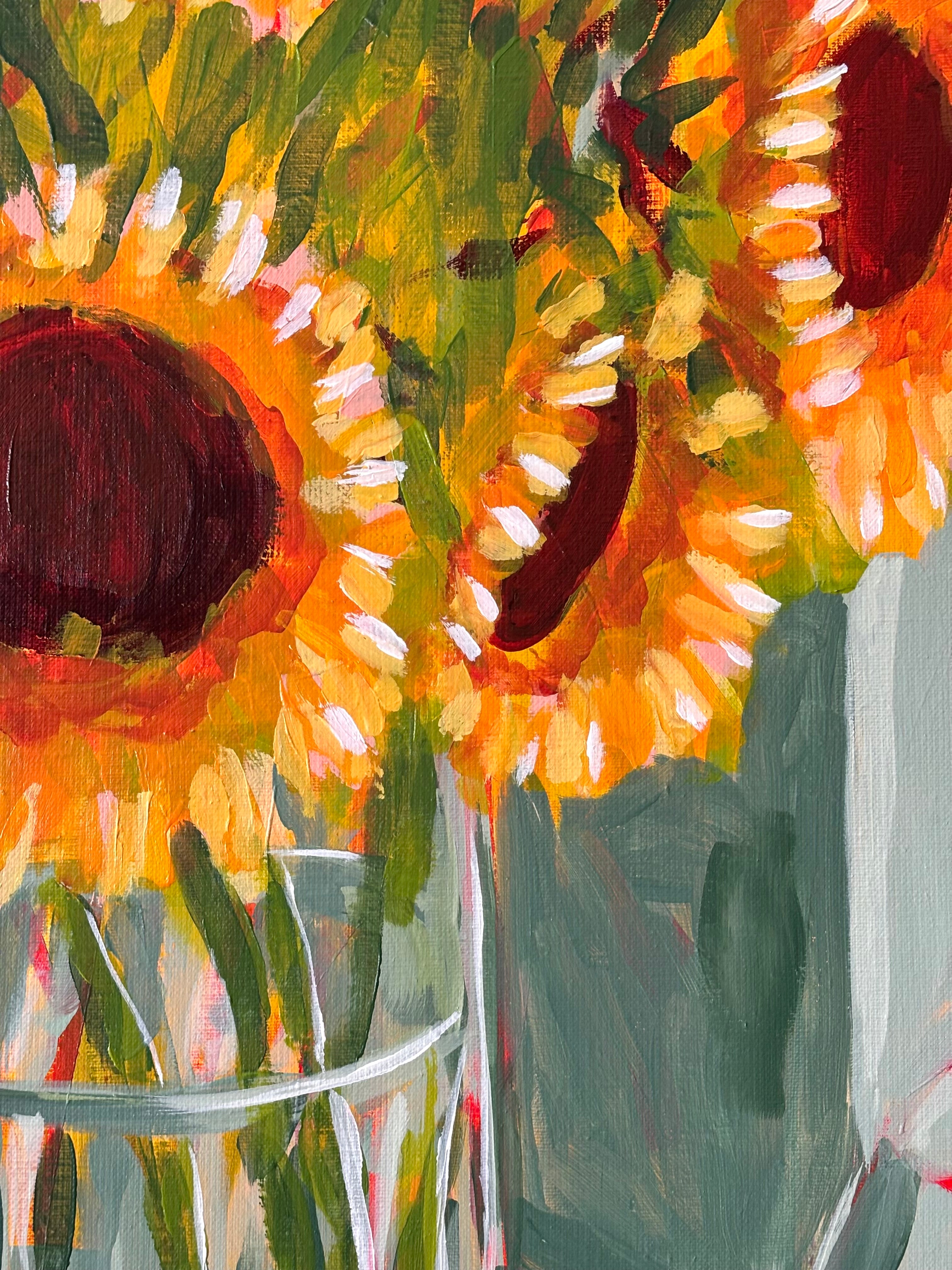 A Peach a Day and a Bottle of Rose, 80 x 100 cm