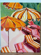 If You Call Me, I'll Be at the Pool, 80 x 100 cm