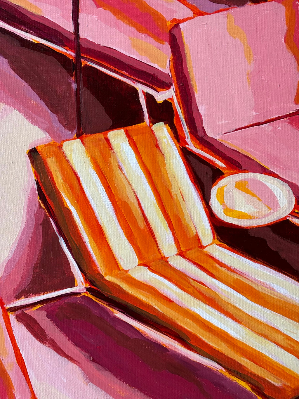 If You Call Me, I'll Be at the Pool, 80 x 100 cm