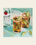 Lime & Rum Nights, 40 x 40 cm